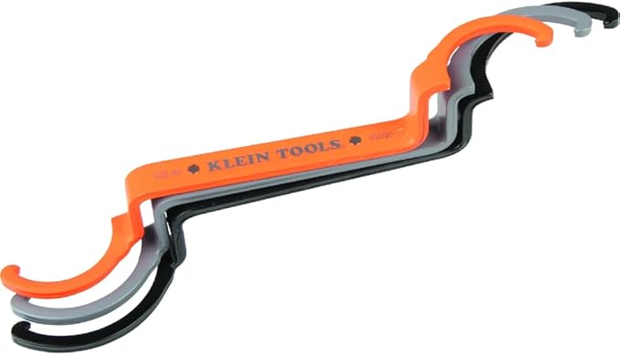 Klein Tools 80073 Reaming Driver Kit with Conduit Reamer, Conduit-Fitting and Reaming Screwdriver & 50900R Conduit Lockout Wrench Set, Tighten and Loosen Locknuts in Tight Spaces