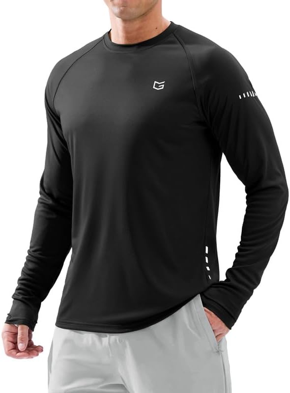 Skiennix Men's Long Sleeve Sun Protection Shirt - UPF 50+ | Lightweight & Comfortable