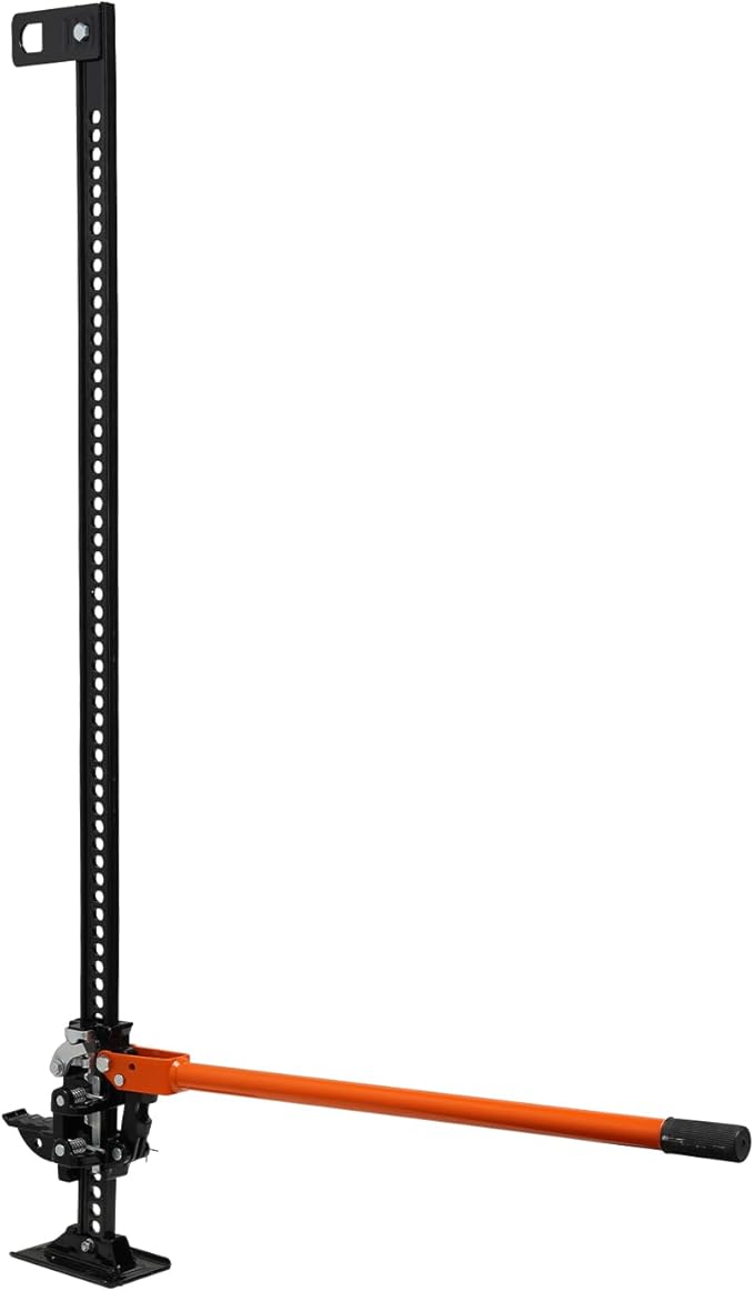 VEVOR Farm Jack 60inch, 7000 lbs Capacity Ratcheting Off Road Jeep Jack for Tractor, Truck, SUV, Bumper Lift, Orange
