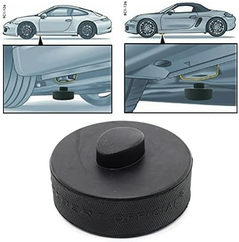 AUTOXBERT 4pcs Rubber Jack Pad Support Point Adapter Jacking Trolly Car Removal Repair Tool for Porsche 911 964 993 996 991 Cayman Boxster