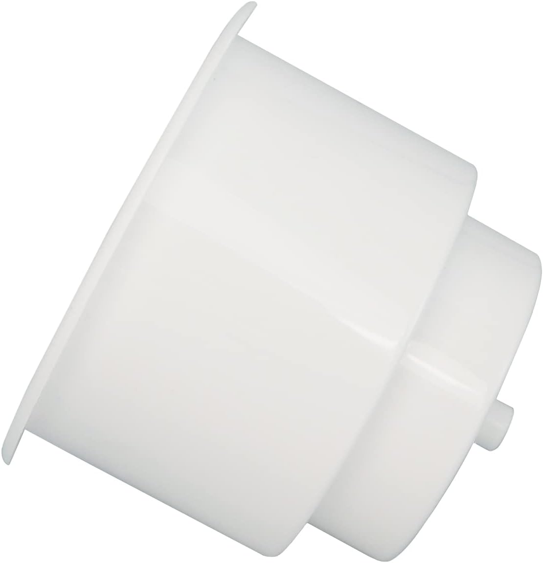 Yuanhe White Plastic Cup Drink Holder Insert with Drain for Boat Car Marine Rv, 8PCS