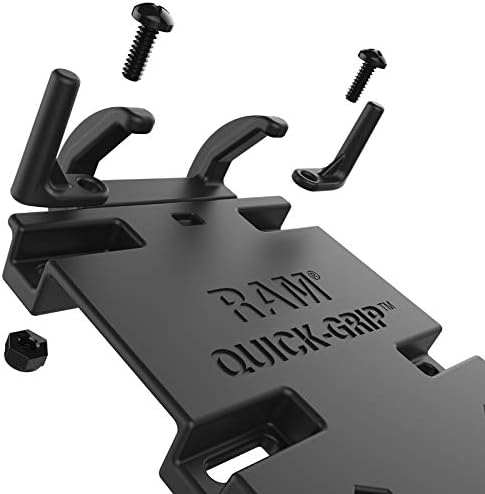 RAM Mounts Quick-Grip XL Phone Holder with B Size 1″ Ball Diamond Base, Universal Large Smartphone Cradle for RAM Mount Systems RAM-HOL-PD4-238AU