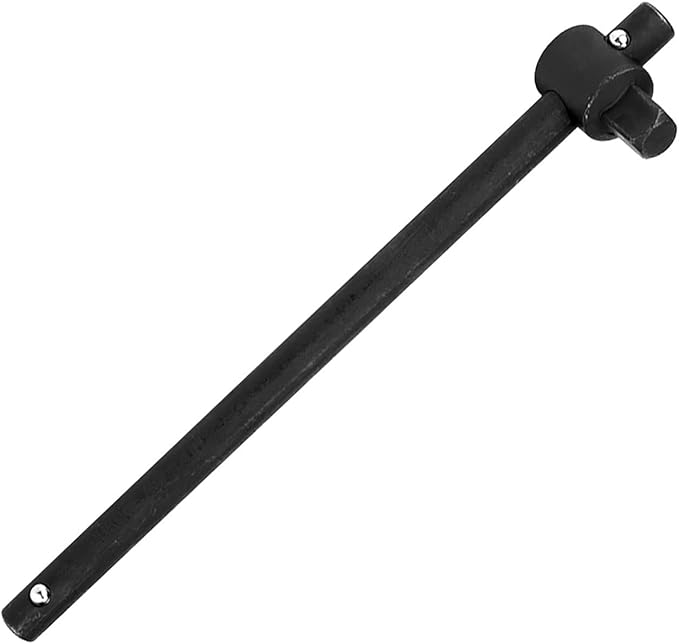 3/4" T-Handle Sliding Wrench Breaker Bar, 18.9 Inch Heavy Duty Steel Drive Socket Hand Tool, Gifts for Men & Dad