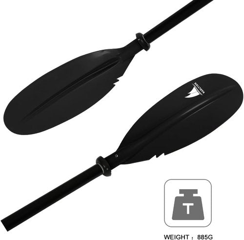 Karltion Kayak Paddle - Adjustable Aluminum Alloy Shaft with Glass Fiber Blade | Lightweight & Portable