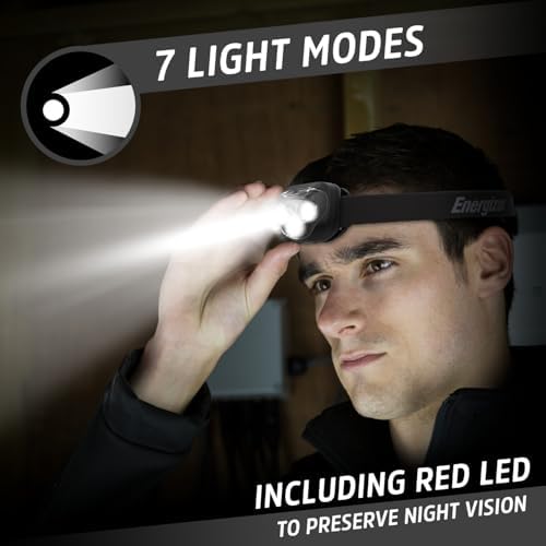 Energizer LED Headlamp PRO (4-Pack), IPX4 Water Resistant Head Light