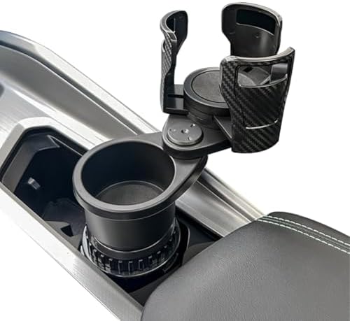 Car Cup Holder for Honda Fit 2007-2020, 2-in-1 Dual Layer Car Cup Holder Expander 360° Rotation Large Capacity Storage Adjustable Base