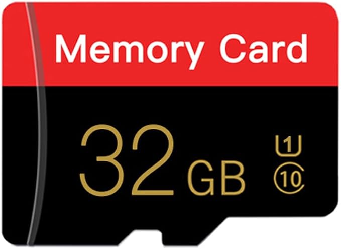 Micro Memory Card 32GB with Adapter, C10/U1/UHS-I/A1 TransFlash Card, TF Card