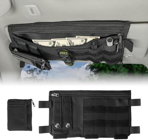 Car Sun Visor Organizer for Cars, Trucks, Vans