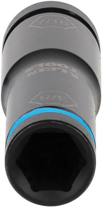 Klein Tools 66077 Impact Driver Flip Socket, 7/16- and 3/8-Inch Sizes, Use with Klein Tools Compact Impact Wrenches BAT20CW, BAT20CW1