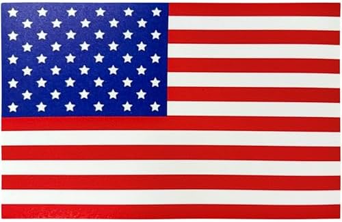 Traditional American Flag Magnet - 5 x 8-1 Pack - Magnetic Flag for Cars and Trucks - Proudly Made in The USA - Super Strong American Flag Decal - Magnetic American Flag
