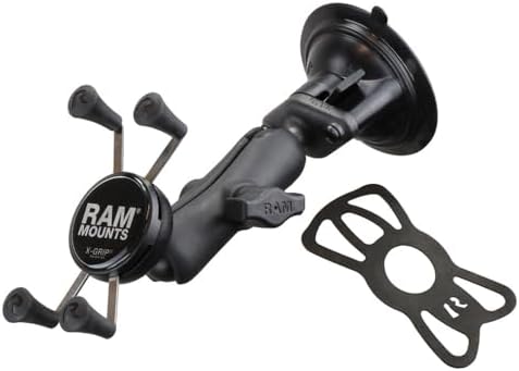 RAM MOUNTS X-Grip Windshield Phone Mount with Twist-Lock Suction Cup Base