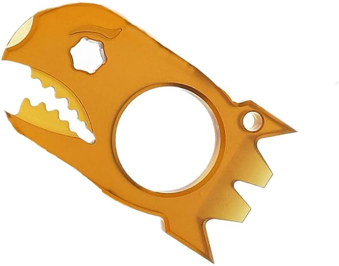 EDC Pry Bar with Bottle Opener Wrench Titanium Prybar Multi Tool, Keychain Multitool Tool, Pocket Crowbar for Outdoor Camping Hiking Fishing (PEI)