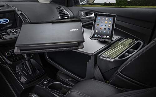 AutoExec Reach Car Desk for Your Vehicle Workstation and Mobile Office, Front Seat, with Tablet Mount