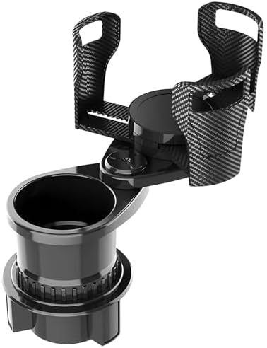 Car Cup Holder Expander for VW New Beetle (1998-2010), Dual Cup Holder Organizer Automotive Drink Holder Adapter Robust Interior Accessories