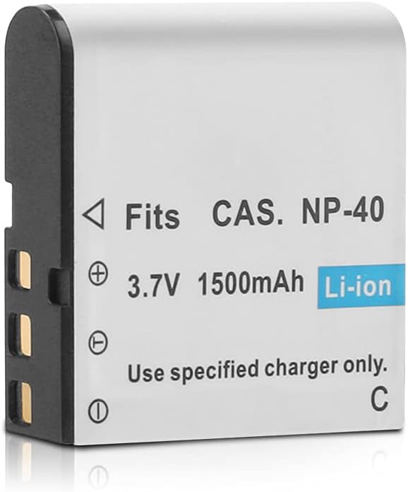 NP-40 Battery Pack, 3 x 1500mAh Rechargeable Batteries