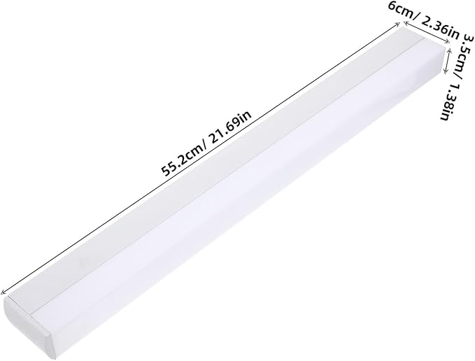 STOBOK Wall-Mounted Led Bathroom Vanity Light Mirror Front Light for Makeup Suitable for Humid Environments