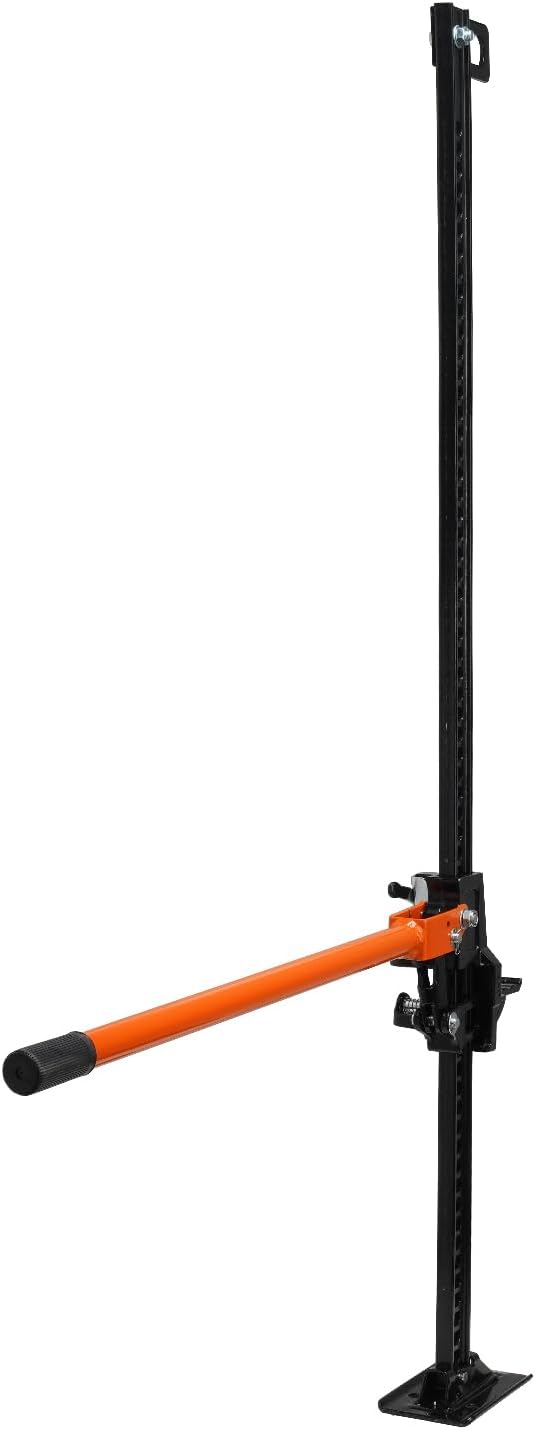 VEVOR Farm Jack 60inch, 7000 lbs Capacity Ratcheting Off Road Jeep Jack for Tractor, Truck, SUV, Bumper Lift, Orange