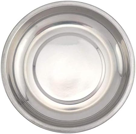 Edward Tools 9.5” Rectangle Magnetic Tray and 6” Round Magnetic Tray - For Screws, Nut, Bolts, Small Tools - Great for Mechanics, DIY - Heavy Duty Stainless Steel - Extra Strength Magnet