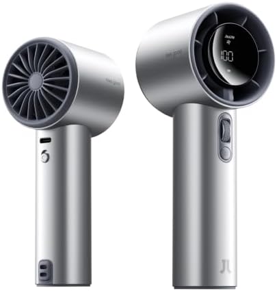 JISULIFE Handheld Fan Pro1S - Next-Gen Airflow: Up to 40H Runtime