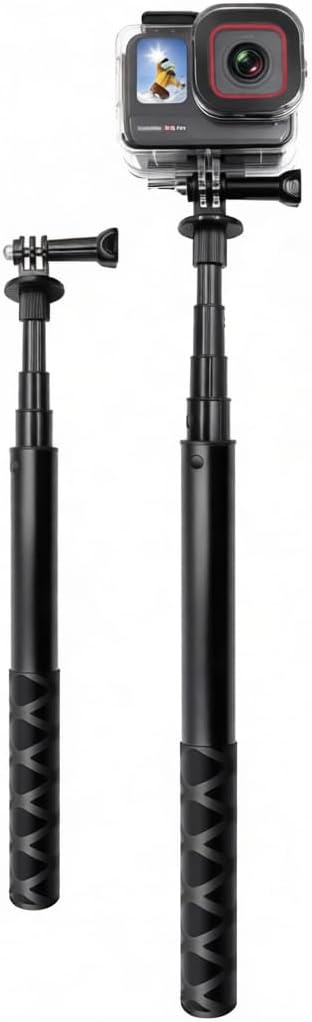 45.2 Inch/115cm Monopod Extension Invisible Selfie Stick Compatible