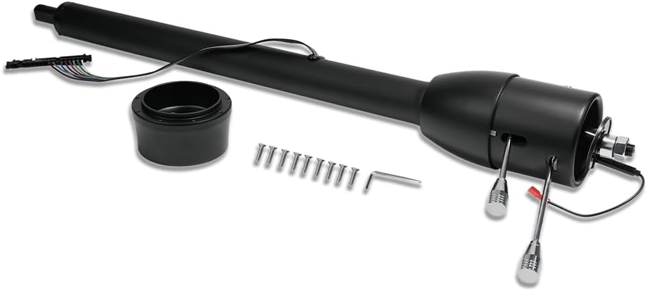 28" Natural Manual Steering Column & Adapter Fits GM 1969-1994