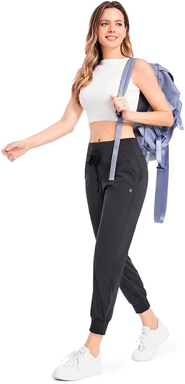 Skiennix Women's Joggers - Lightweight Athletic Sweatpants with Pockets | Tapered Casual Workout Pants