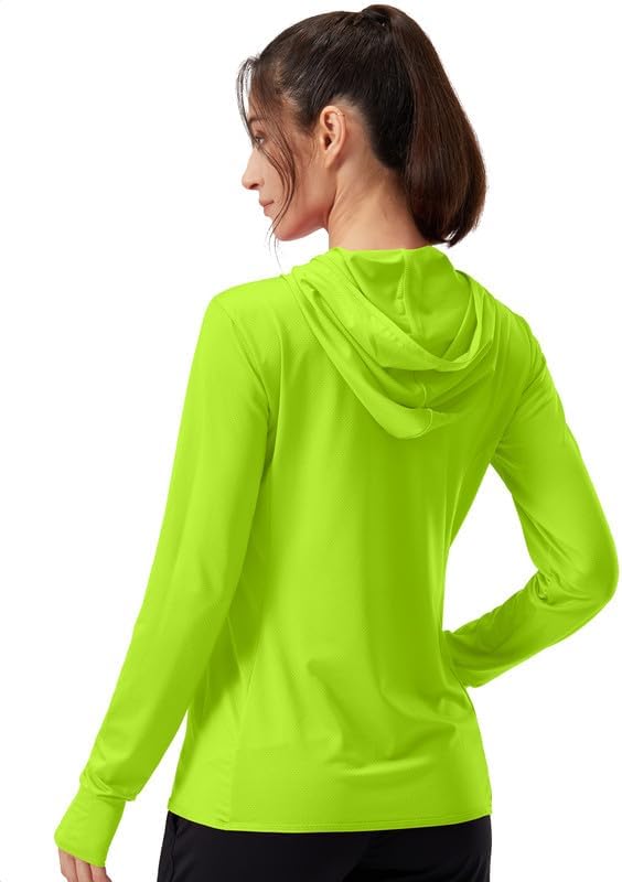 Soothfeel Women's Sun Protection Hoodie - Lightweight UPF 50+ Long Sleeve Jacket for Hiking | Pocket Included