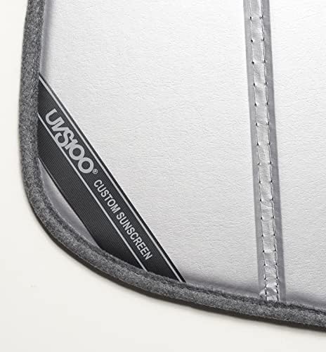 Covercraft UVS100 Custom Windshield Sunscreen for 2021-2026 Ford F-150 &amp; 2022-2026 F-150 Lightning Pro/STX/XLT - Silver