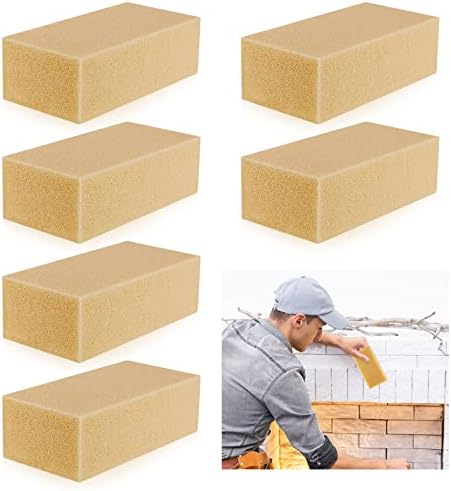 Tessco for you 6 Pcs Reusable Soot Eraser Sponge for Dry Cleaning - Effective Soot Remover for Pet Hair, Dust, and Dirt on Painted Walls, Books, and Car Interiors