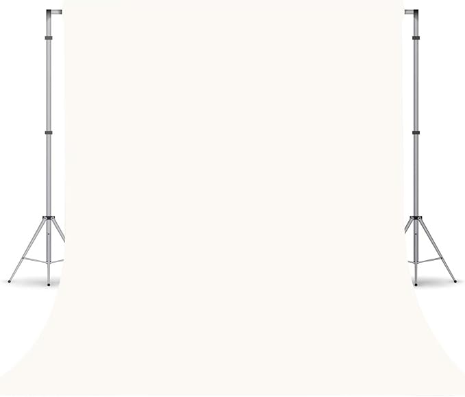 Ivory Photography Backdrop for Photoshoot, Photo Backdrop Curtain, Perfect