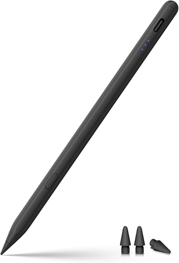 Stylus Pen for ipad 2018-2026, USB-C Fast Charging Pencil, Pixel-Perfect Tilt