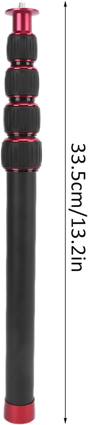 LR-255 Camera Monopod, 13.2-42.5in Extension Pole, 5 Section Aluminium Alloy