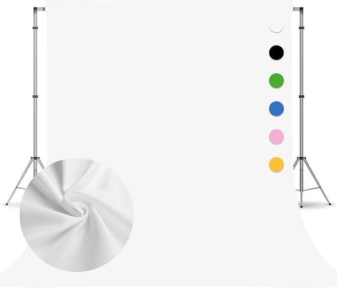 White Photography Backdrop for Photoshoot, Photo Backdrop Curtain, Perfect