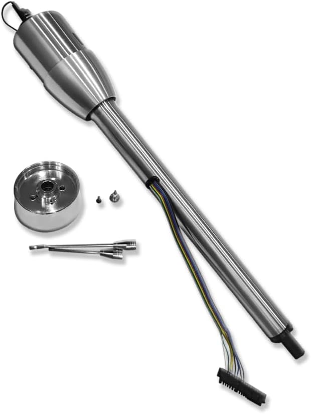 GM 30" Floor Shift Tilt Manual Steering Column Stainless Steel