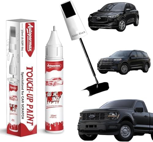 Black Touch Up Paint for Lexus, Accurate Color Car Paint Scratch Repair, Easy to Use Fix Chips and Nicks Scuff(Gloss Black)