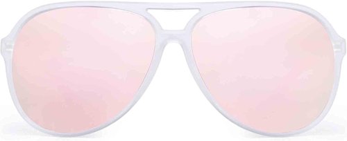 JIM HALO Polarized Aviator Sunglasses - Oversized Plastic Driving Glasses for Men & Women