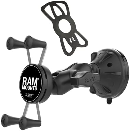 RAM MOUNTS X-Grip Car Phone Mount with Low-Profile Twist-Lock Cup