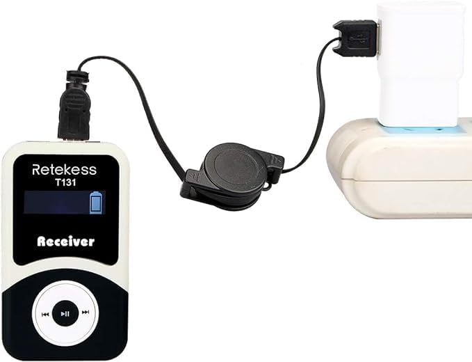 Retekess T131 Tour Guide Headsets, Assistive Listening Devices, Compatible