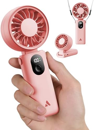 Aecooly Mighty Portable Handheld Fan | 20H Max Cooling | 3 Flexible Modes