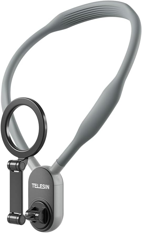 TELESIN Magnetic Neck Mount for Phones, Neck Cell Phone Holder POV/Vlog Selfie