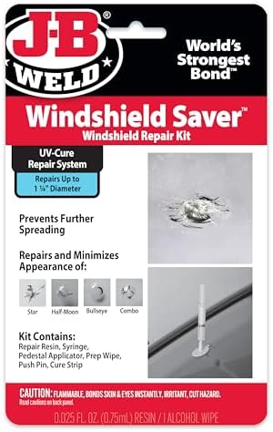 J-B Weld 2100 Windshield Saver Repair Kit, 0.025 fl. oz