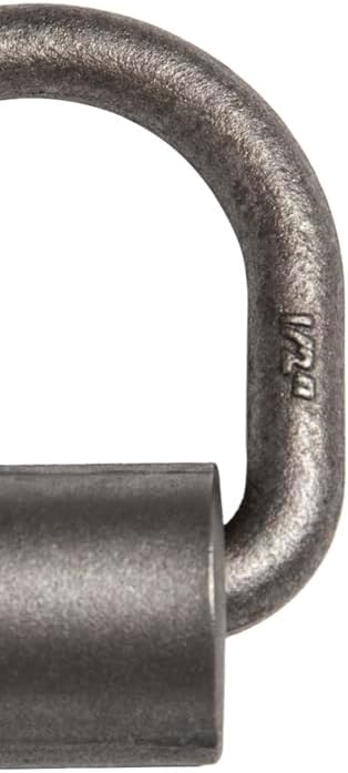 4 Pack - Hi Gear 1/2-inch 12000 Lbs Load Capacity Weld-on Flip D-Ring Anchor Flatbed Truck Trailer Ratchet Strap Cargo Tie Down