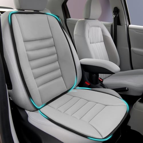 Car Seat Cushion, Memory Foam Cushion with Back Support, Gray