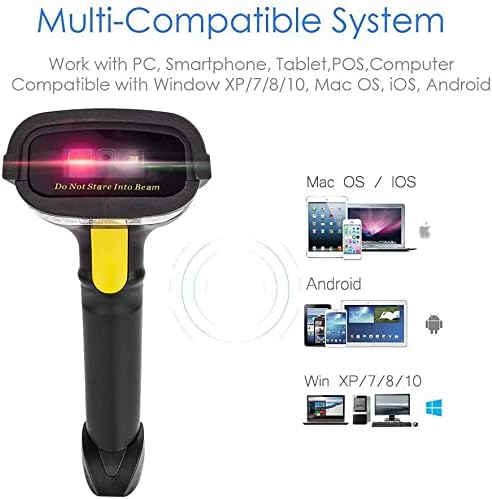 NETUM 2D Barcode Scanner, Compatible