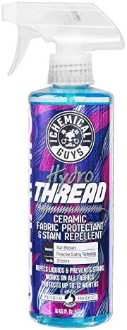 Chemical Guys HydroThread Ceramic Fabric Protectant, Stain Repellent, 16 oz | Works on fabric, carpet & upholstery, keep floor mats looking clean, use with microfiber towel or interior brush