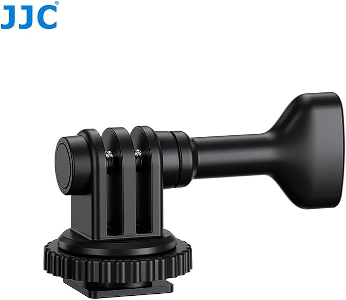 2-in-1 Action Camera Hot Shoe Mount Adapter, Tripod Mount & Cold Shoe Camera