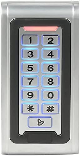 Waterproof Metal Keypad Reader Standard North American Strike Lock TCPIP 1 Door