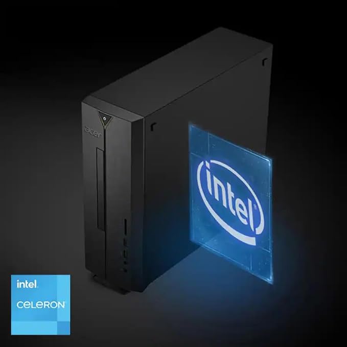 Acer Aspire SFF 8L Desktop Computer | Intel Multi-Core CPU | 32GB DDR4 RAM, 1TB SSD | WiFi 6E | Intel UHD Graphic | Wired Keyboard & Mouse, Lifetime Office 365 for The Web