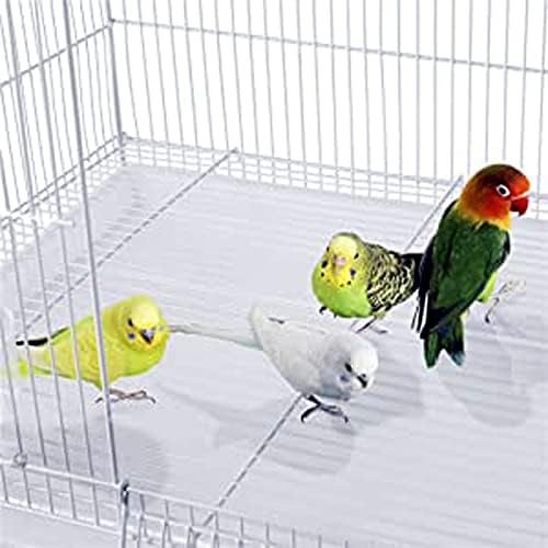 Lot of Breeding Bird Flight Cages for Canary Parakeet Aviaries Budgies Lovebird Finch (24" White Divider)