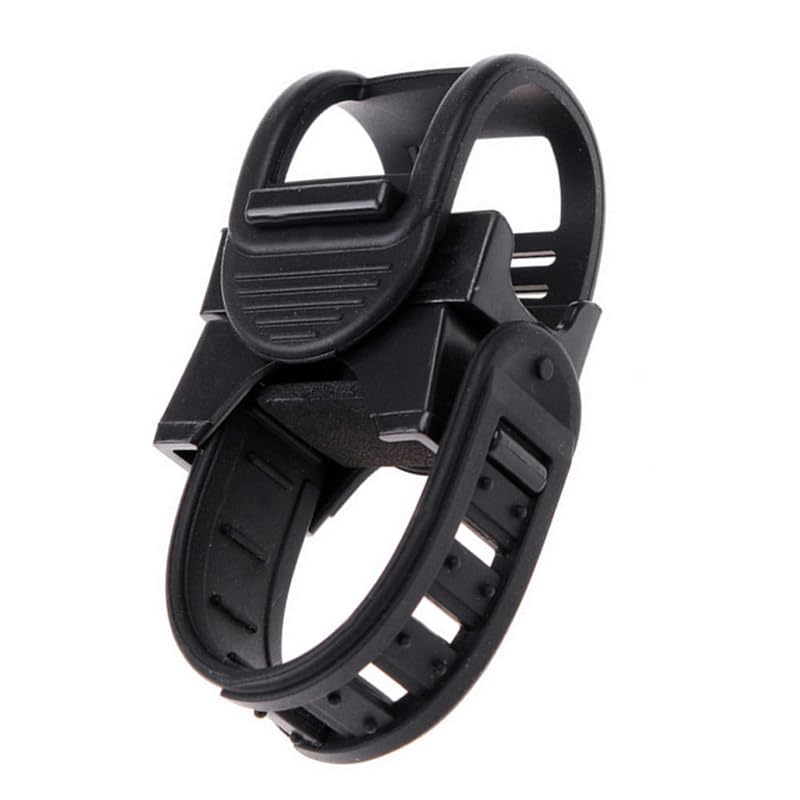 PLIAVAON Bicycle Flashlight Stand - Bicycle Front Handlebar Adjustable Headlamp Flashlight Holder, Pump Clamp - Cycling Gear Accessories, Single Pack